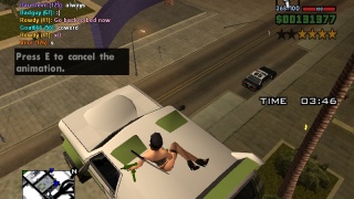 Chilling on top of LSPD