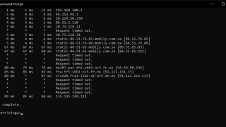  THEANDROMEDA'S Traceroute