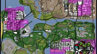 All areas on gta sa map is ballas