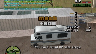 RV van with drugs @ Flint county