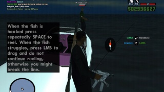 Fishing with other players