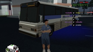 With my Bus