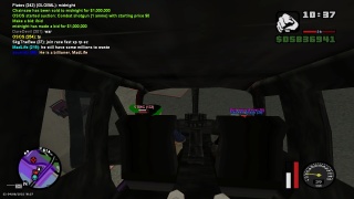 first person - view inside heli