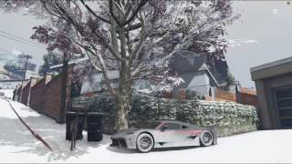 R3dfield's Car under Sakura Tree