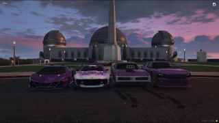 Purple Cars...