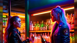 Lottie asking Lexa for buying some beer