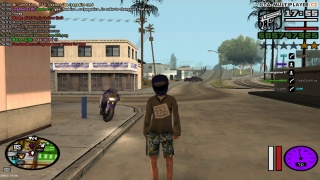 because of my lag im still wearing bike helmet :d