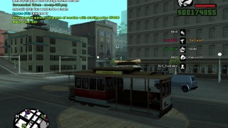 a bug on tram car 