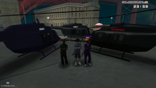 Patricko , me , Younes , and 3 private jets