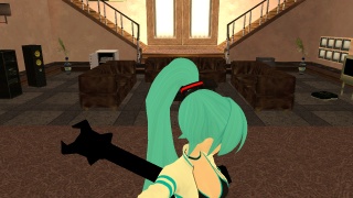 Hatsune miku in new house :)