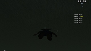 I am under the water, please help me :c