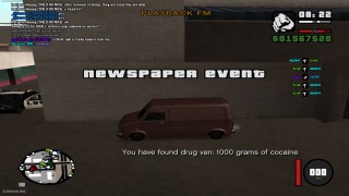 Newspaper event - Drugvan LV , Las venturas.