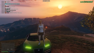 The evening veiw from vinewood hills