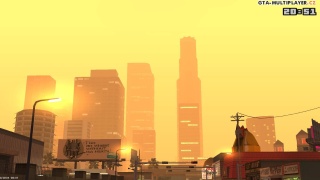 Los Santos at dusk 