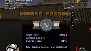 Bike driving license obtained