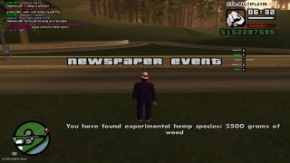 First time finding hemp species newspaper event