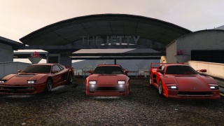 Three red old supercars 2 :)