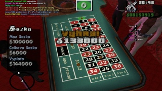 ruleta vyhra za 6tisic vyhra 138000 