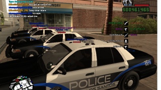 Police line up 