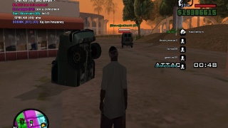 van stuck in the ground :D