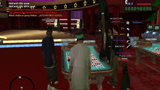 lots of players on casino