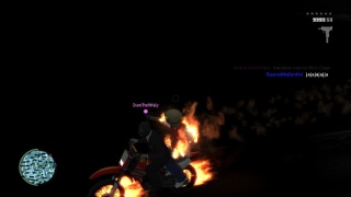 i randomly caught fire on GTA IV