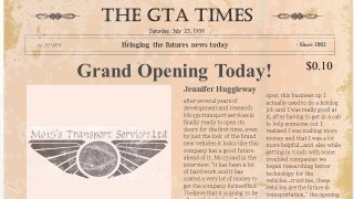 newspaper of the grand opening