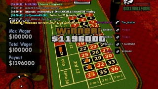 ruleta výhra $1196000