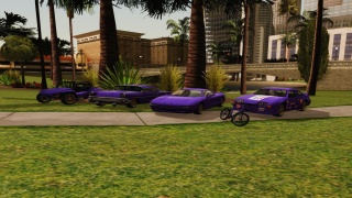 Purple Swaggy cars 