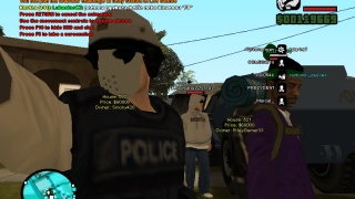 Gang mates for life! having fun in Grove Street 