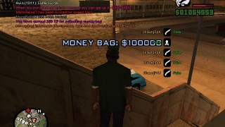 First time $100,000 in Money Bag :D