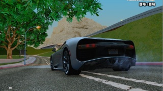 In ma Bugatti.