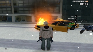 Car is on fireee