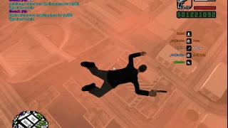 Fake Parachute/Gun Mid air