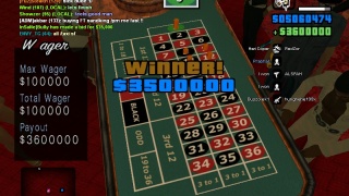 Big win at roulette, (0)