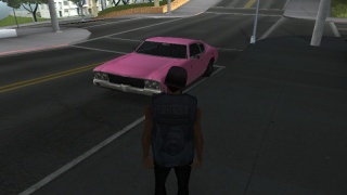 my new barbie car