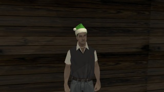 Green santa hat - SA-MP 0.3.8