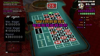 Big win at roulette (25) again