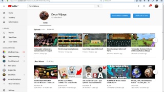 My YouTube channel (Deco Wijaya)