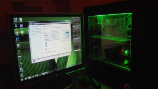 My setup green led